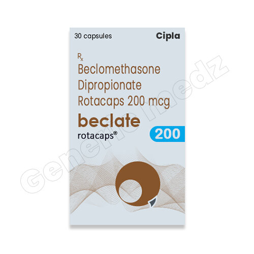 Beclate Rotacaps 200 Mcg