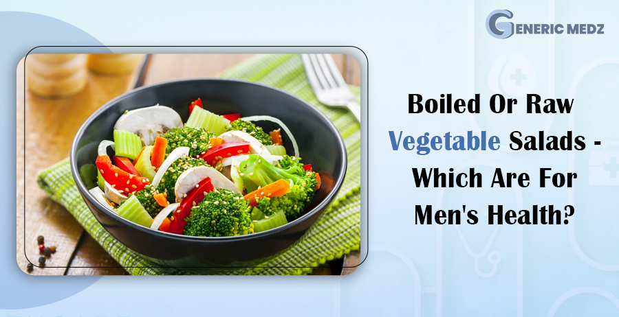 Boiled vegetable or raw vegetable
