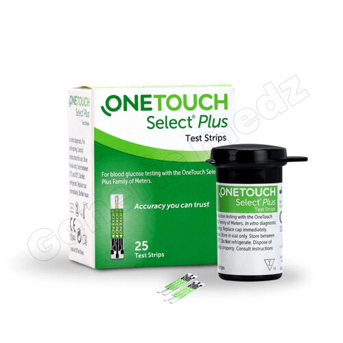 OneTouch Select Plus Test 25 Strip Only Strips